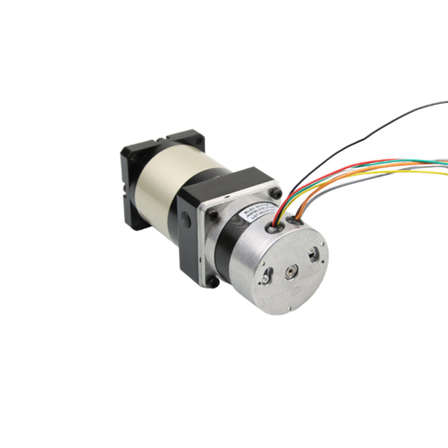 Nema 23 BF57BLS005 Square Head Geared BLDC Motor with High Precision Planetary Gearbox 57x57mm 3 Phase 