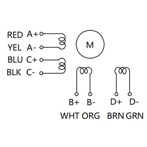 2 Phase Stepper Motor Wiring Diagram