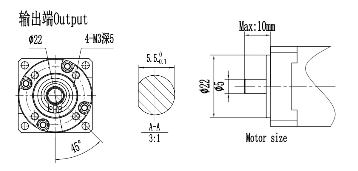 planetary gearbox for nema 11