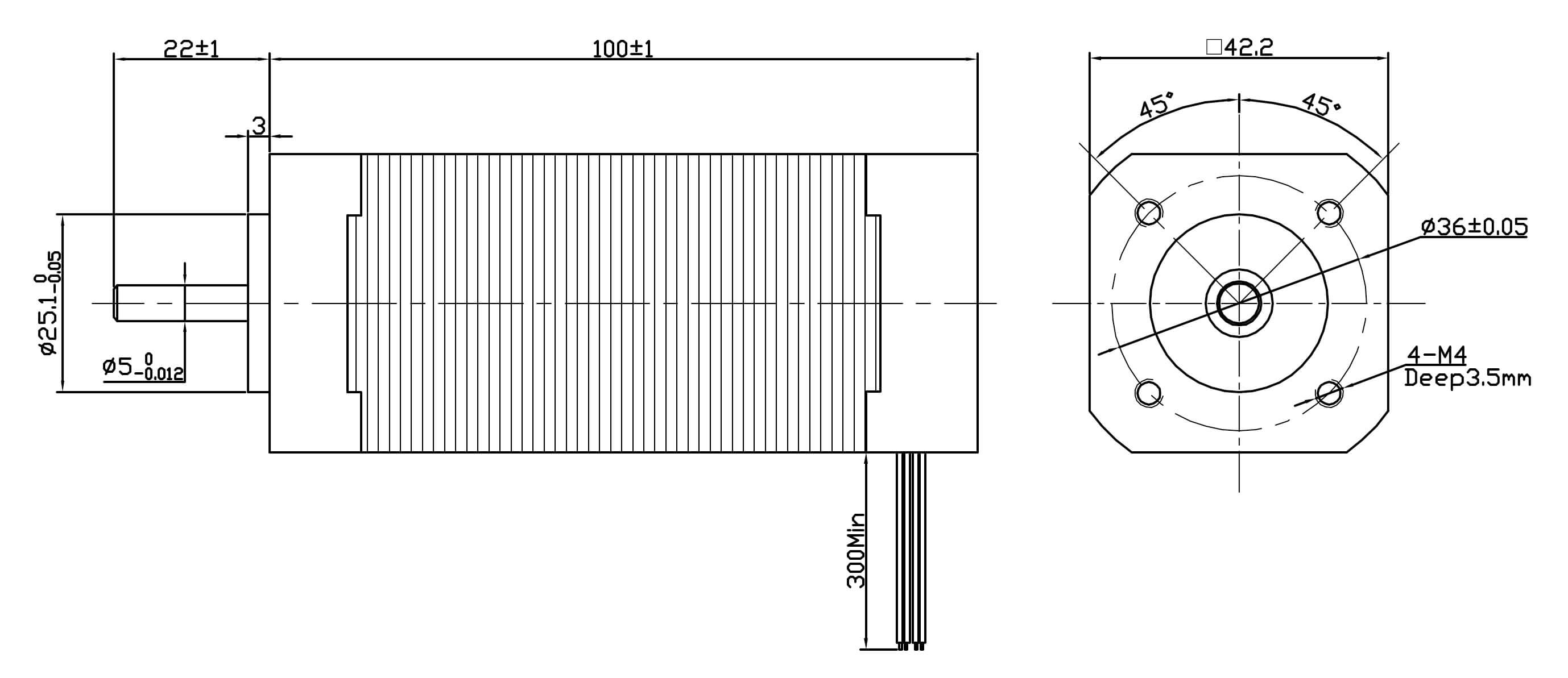 brushless dc motor nema 17