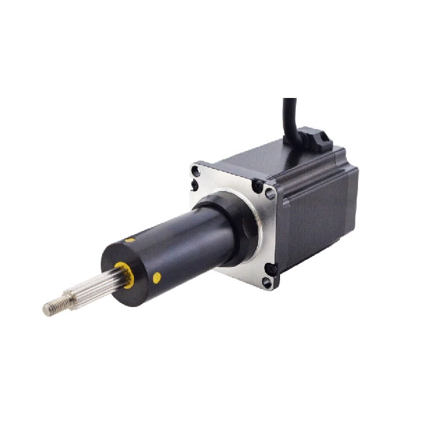 Push rod linear stepper motor