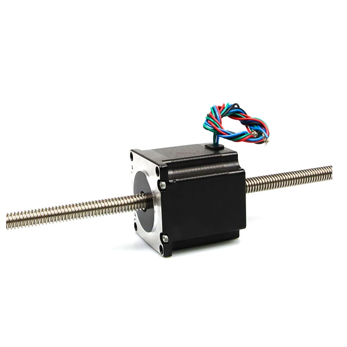 Through-type linear stepper motor