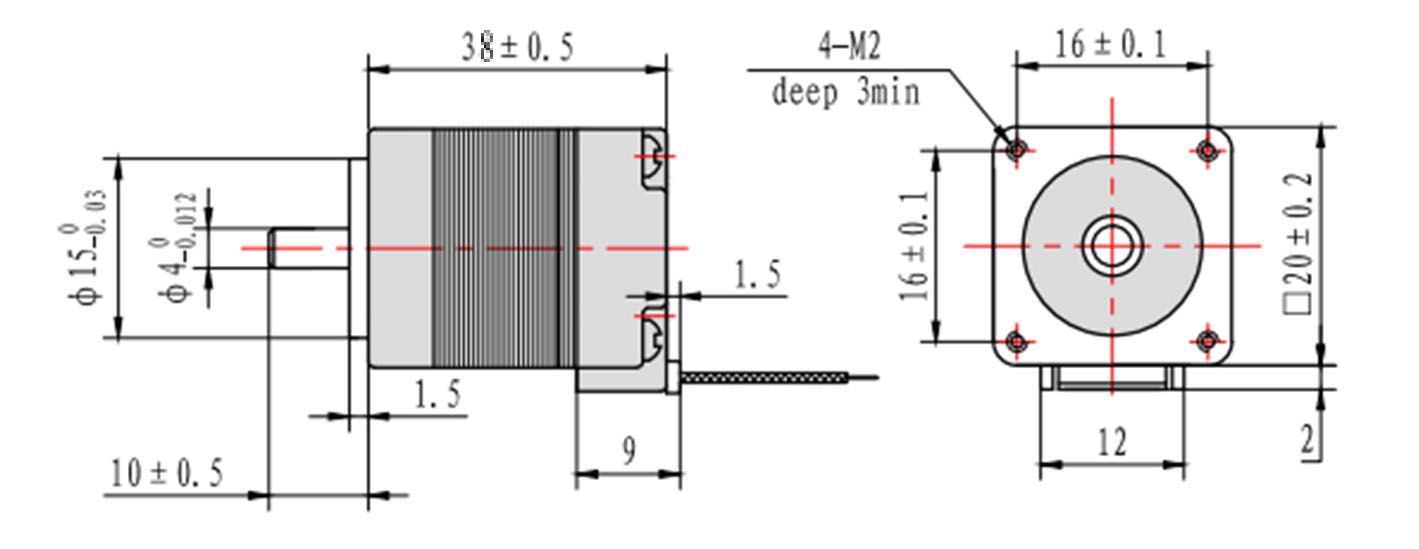 stepper motor nema 8