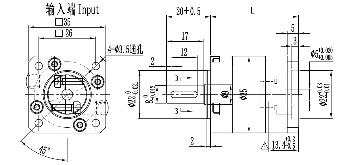 nema 14 gearbox