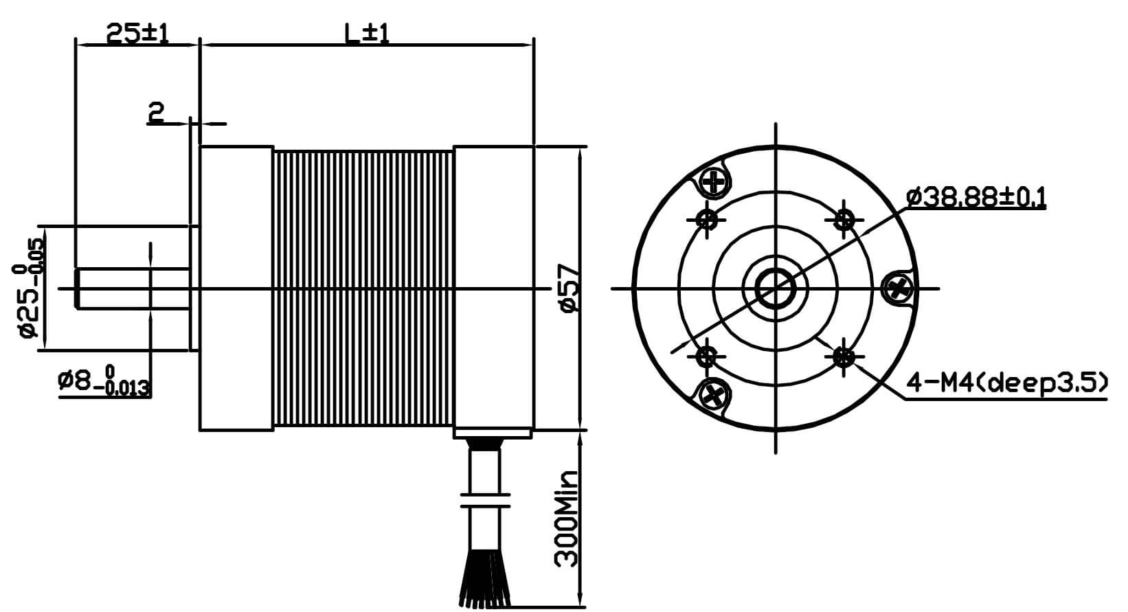 36v brushless dc motor hall sensor