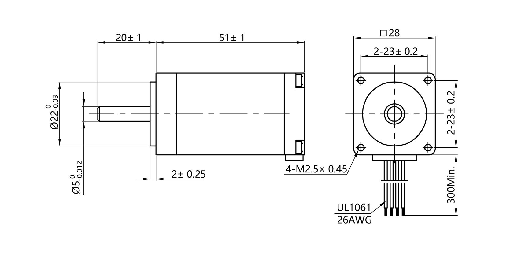 stepper motor nema 11