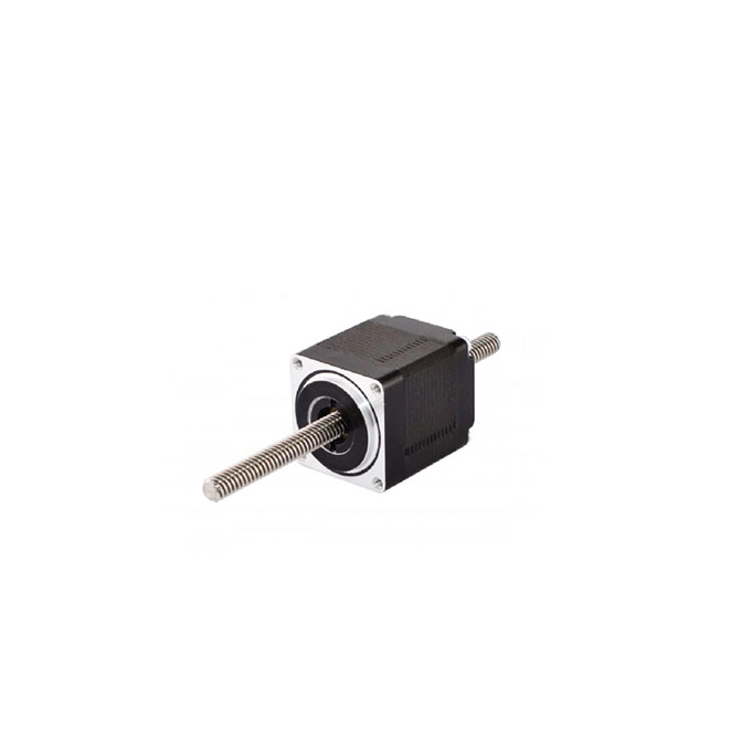 Through-type linear stepper motor