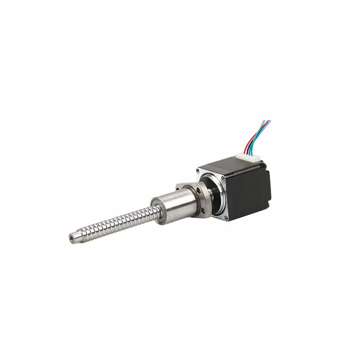 Ball screw linear stepper motor