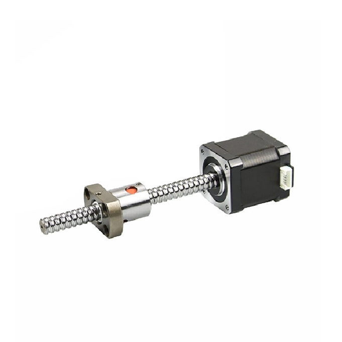 Ball screw linear stepper motor