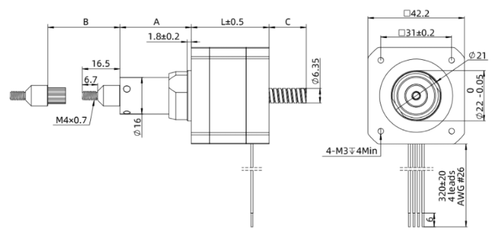 nema 17 linear actuator wiring diagram