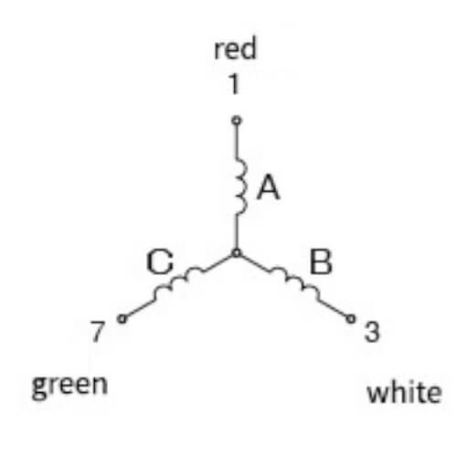 3 Phase Stepper Motor Winding Mode