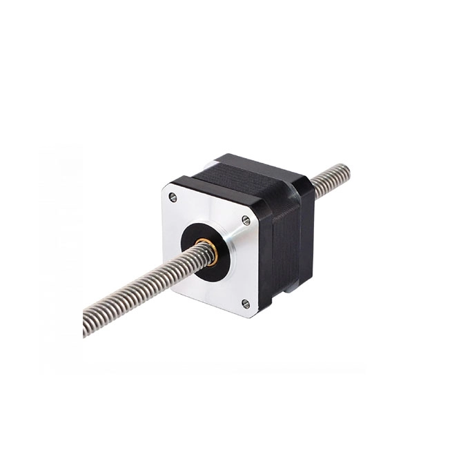 Through-type linear stepper motor