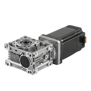 NEMA 34 integrated stepper motor with worm gearbox