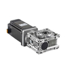 integrated closed loop stepper motor with worm gearbox