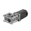 NEMA 24 integrated stepper motor with worm gearbox